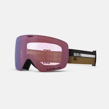 Giro Women's Contour RS Snow Goggles Camp Tan Cassette Vivid Smoke - Giro Snow Snow Goggles