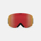 Giro Women's Contour RS Snow Goggles Grey Wordmark Vivid Ember Snow Goggles