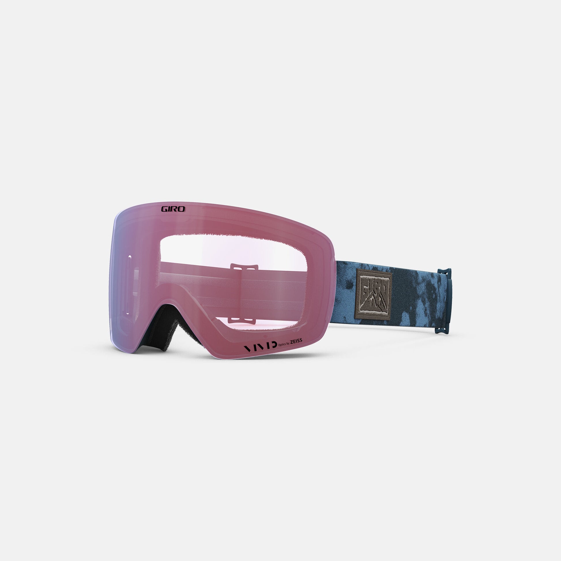 Giro Women's Contour RS Snow Goggles Ano Harbor Blue Cloud Dust/Vivid Pink Snow Goggles