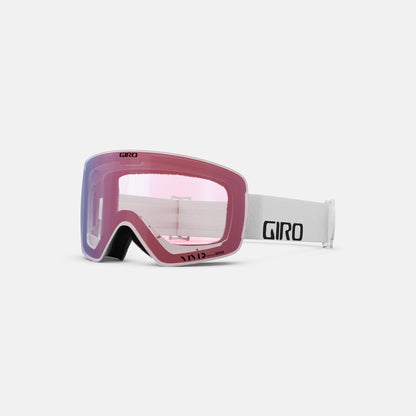 Giro Contour RS AF Snow Goggles White Wordmark Vivid Onyx - Giro Snow Snow Goggles