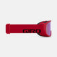 Giro Cruz Snow Goggles Red Wordmark/Yellow Boost Snow Goggles
