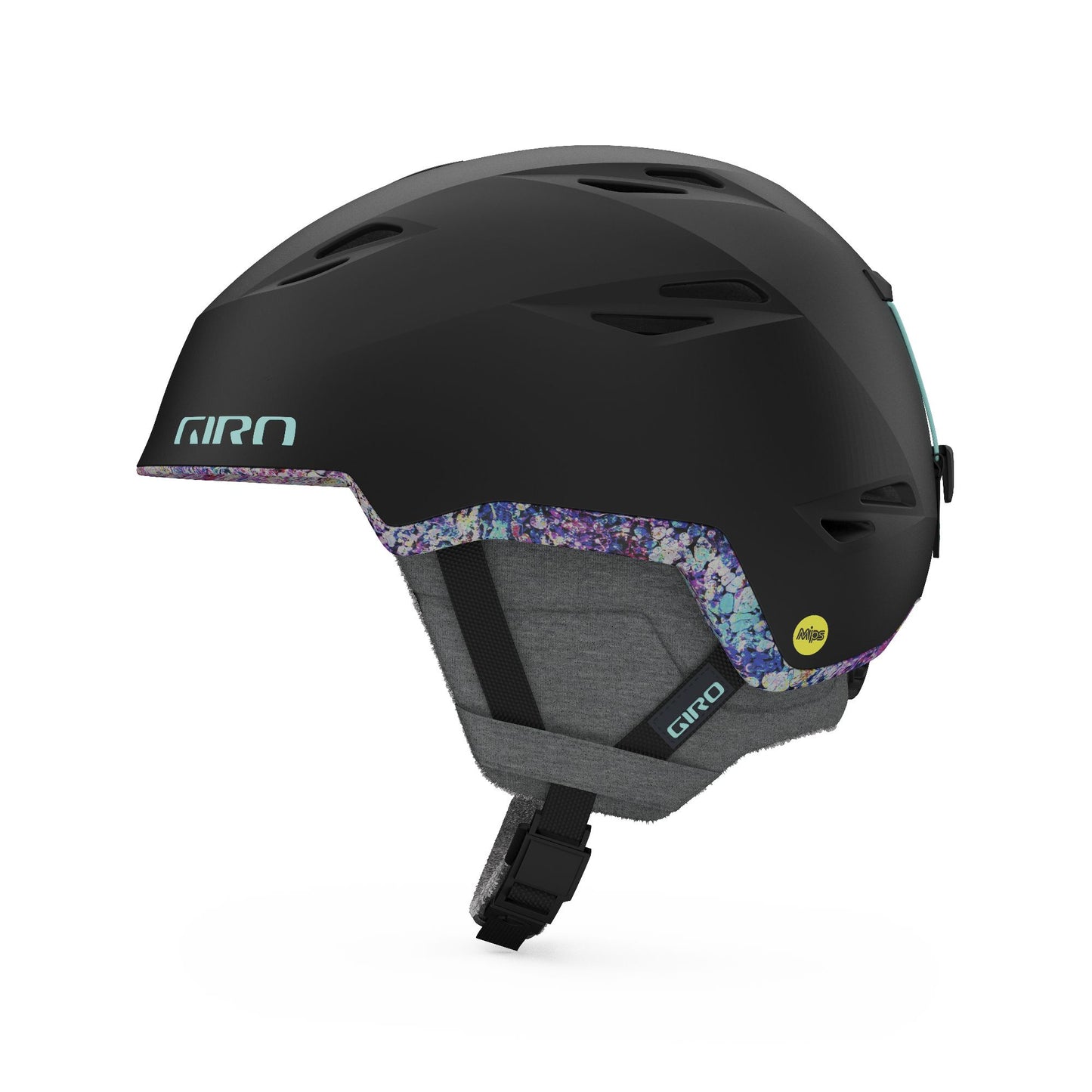 Giro Women's Envi Spherical Helmet Matte Black Data Mosh S Snow Helmets