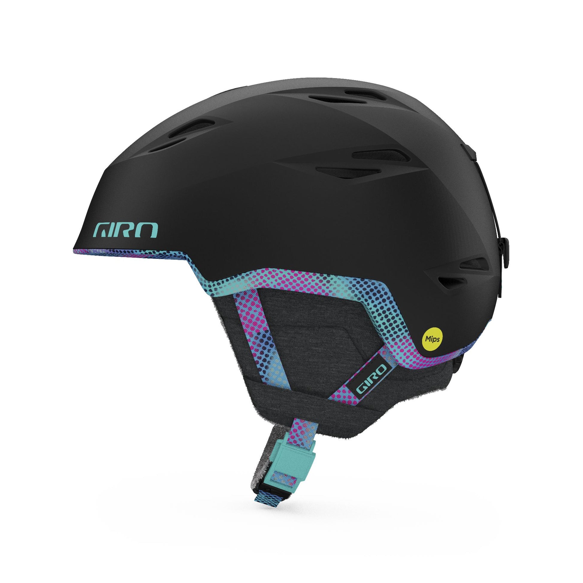 Giro Women's Envi Spherical Helmet Matte Black Chroma Dot Snow Helmets