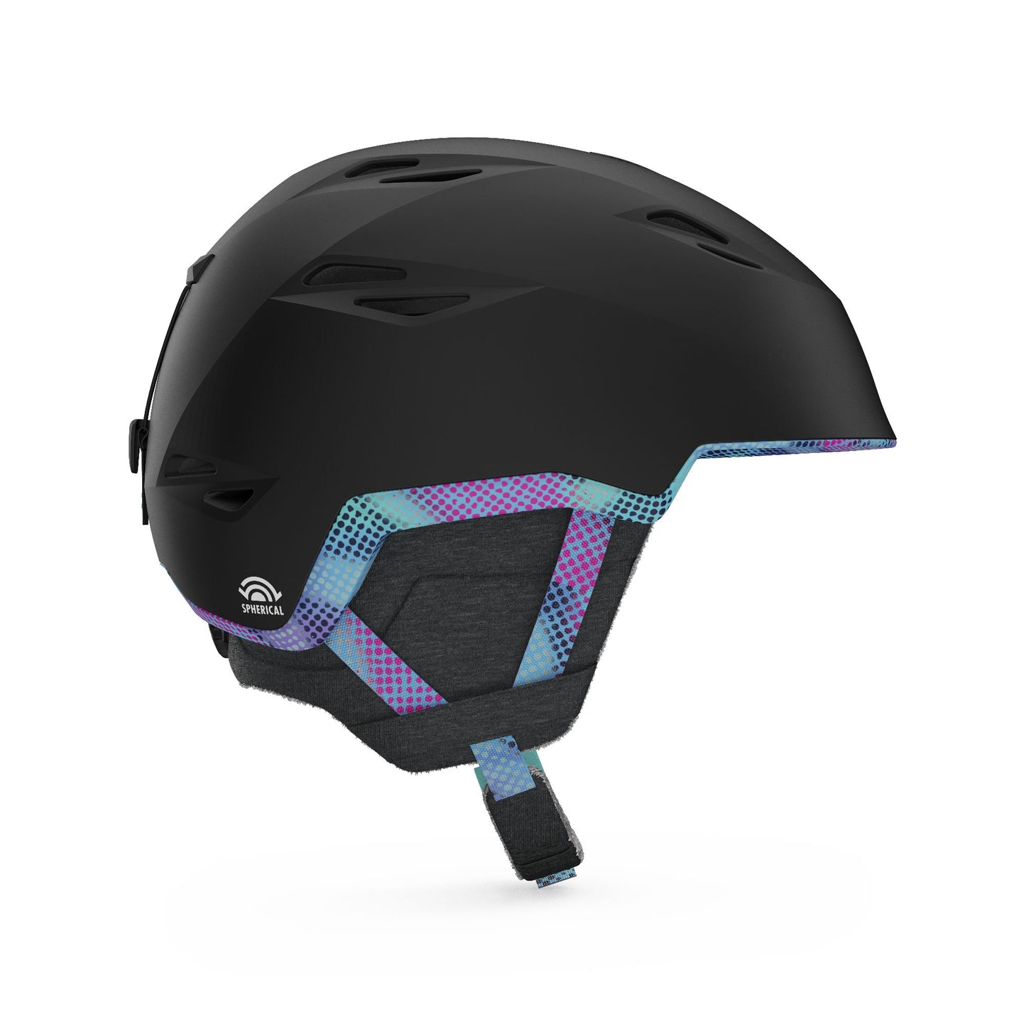 Giro Women's Envi Spherical Helmet Matte Black Chroma Dot Snow Helmets