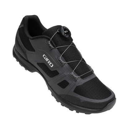 Giro Men's Gauge BOA Shoe Dark Shadow Black Bike Shoes