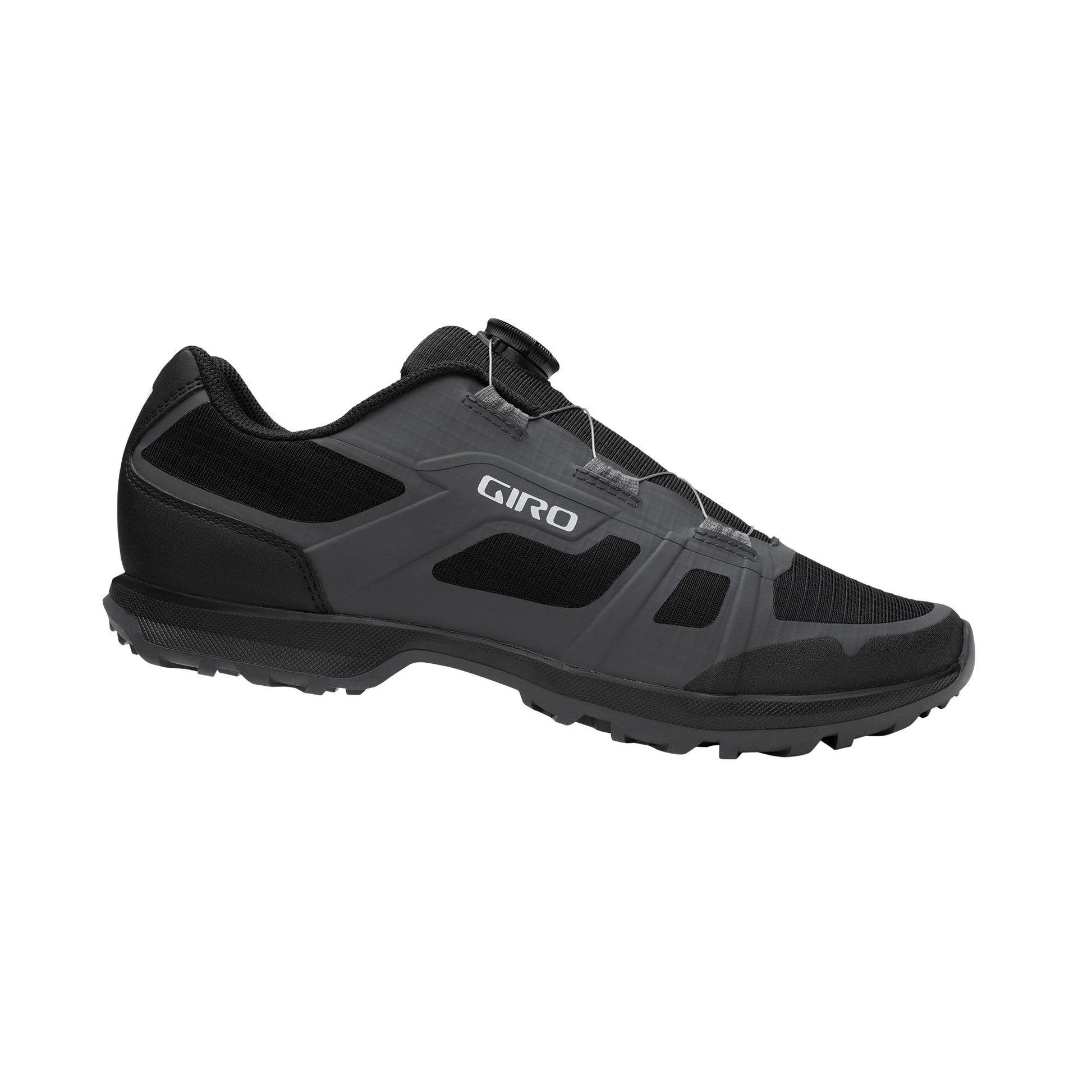 Giro Men's Gauge BOA Shoe Dark Shadow Black Bike Shoes