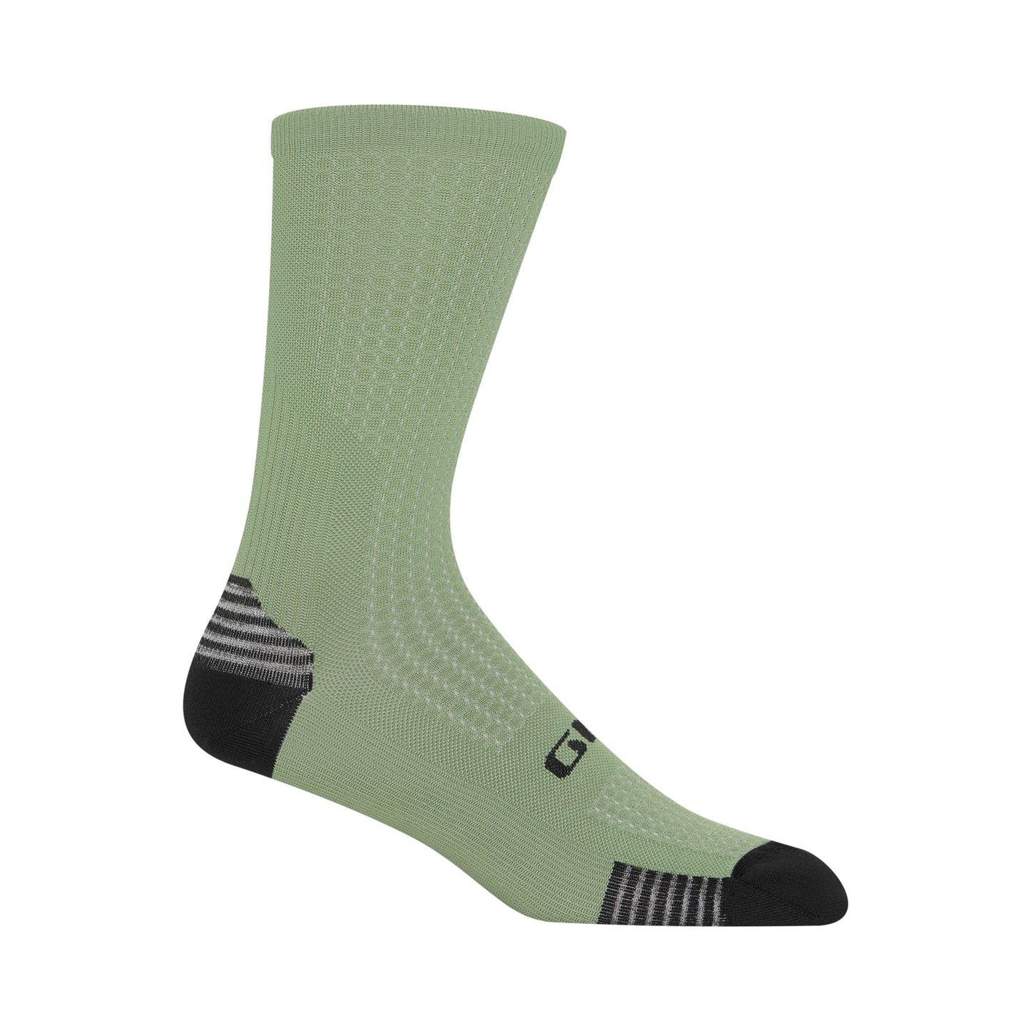 Giro HRc+ Grip Sock Grey Green Bike Socks