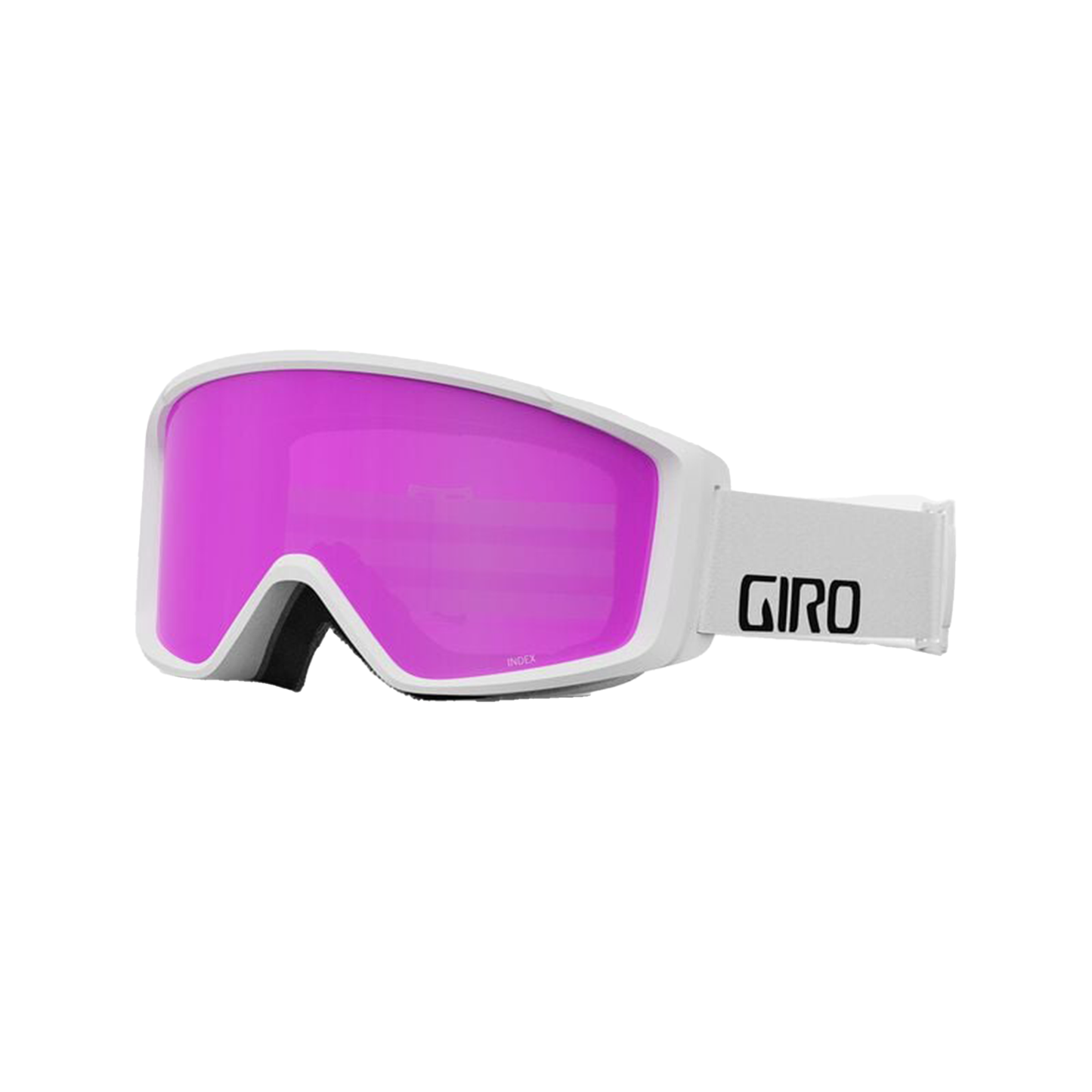 Giro Index 2.0 Snow Goggle White Wordmark Amber Pink Snow Goggles