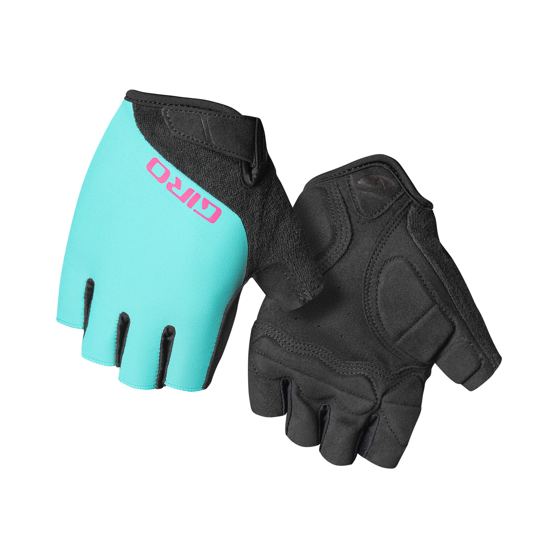 Giro Women's Jag'ette Glove Screaming Teal/Neon Pink Bike Gloves