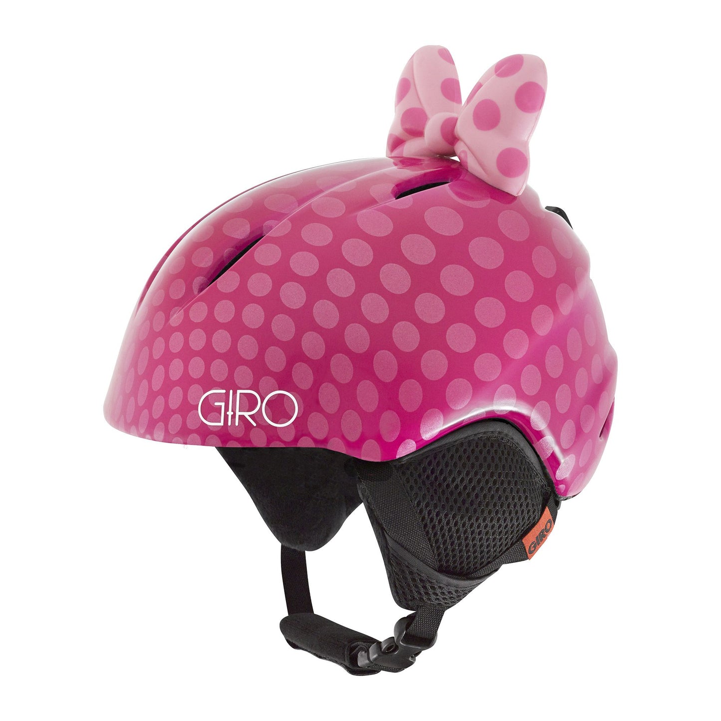 Giro Youth Launch Plus Helmet Bow Polka Dots Snow Helmets