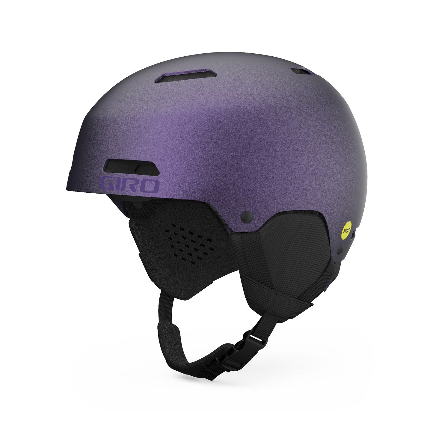 Giro Ledge MIPS Helmet Matte Black/Purple Pearl Snow Helmets