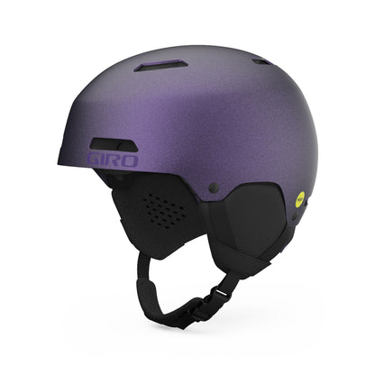 Giro Ledge MIPS Helmet Matte Black Purple Pearl - Giro Snow Snow Helmets