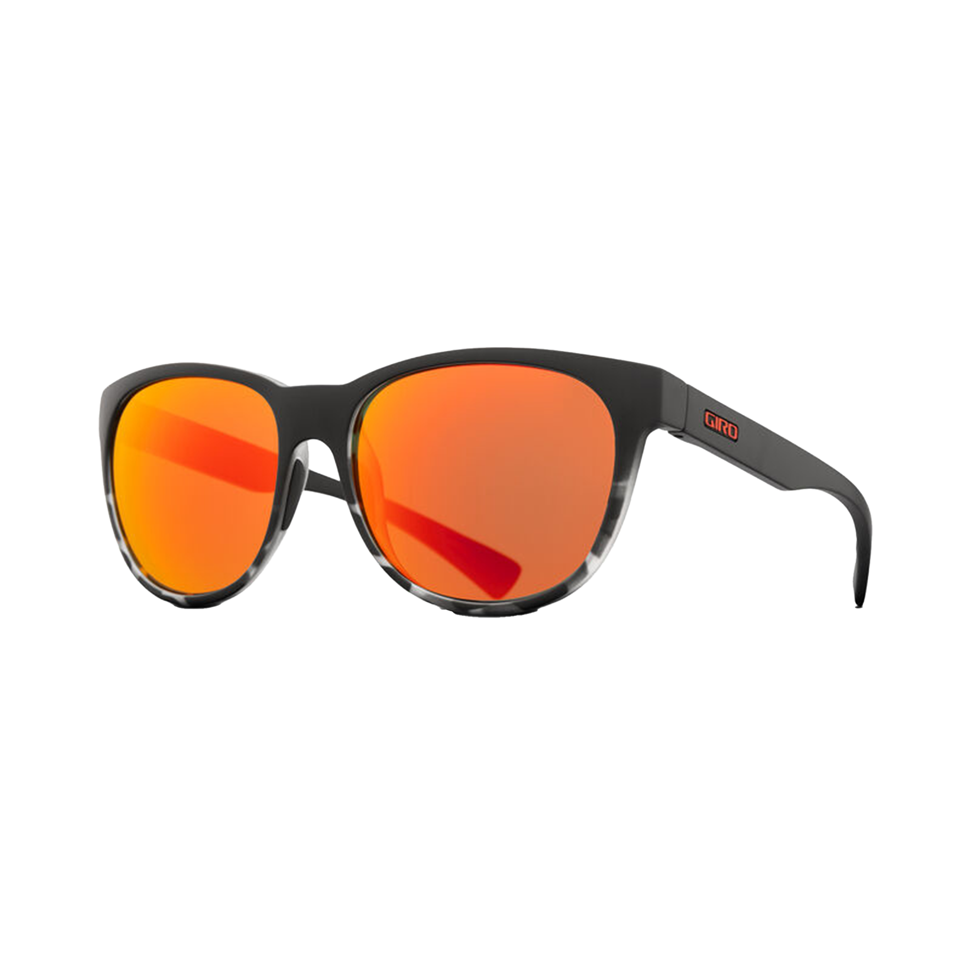 Giro Lupra Sunglasses Matte Black Tortoise Fade VIVID Ember Sunglasses