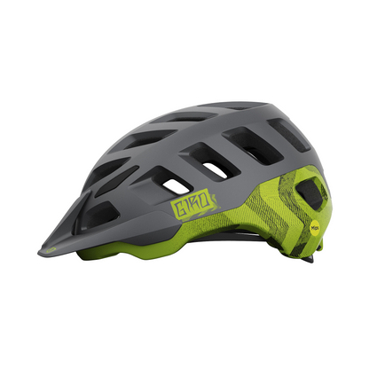 Giro Radix MIPS Helmet Matte Metallic Black Ano Lime - Giro Bike Bike Helmets
