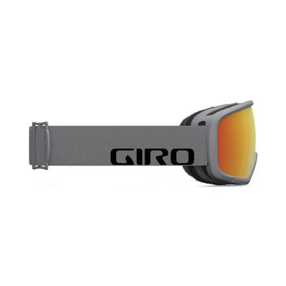 Giro Ringo Snow Goggles Grey Wordmark Vivid Ember - Giro Snow Snow Goggles
