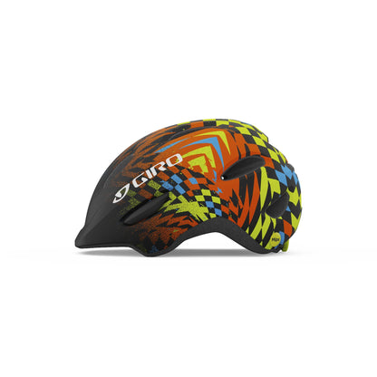 Giro Youth Scamp MIPS Helmet Matte Black Check Fade - Giro Bike Bike Helmets