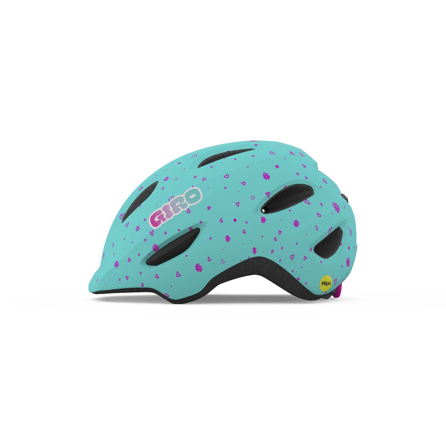Giro Youth Scamp MIPS Helmet Matte Screaming Teal Bike Helmets
