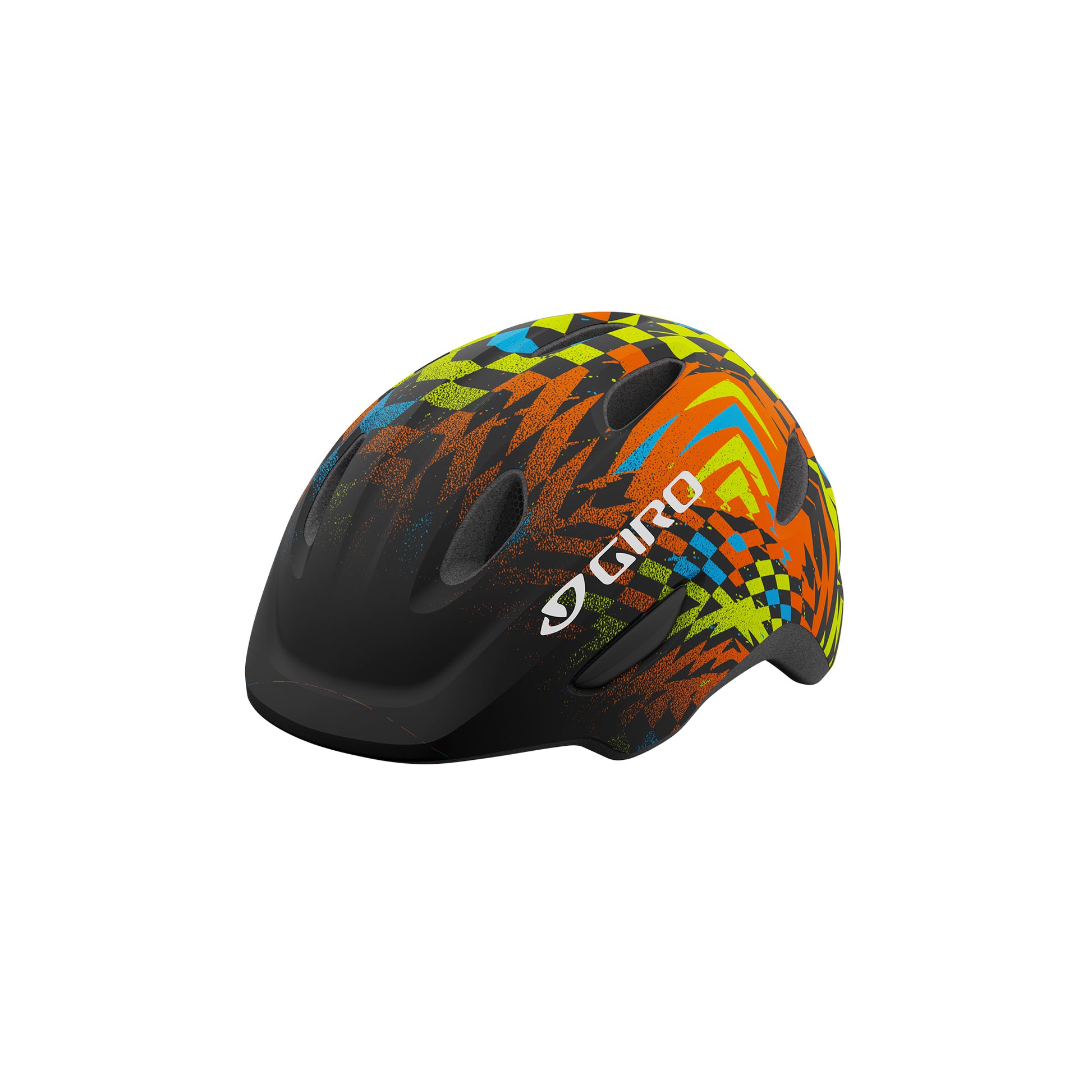Giro Scamp Helmet Matte Black Check Fade Bike Helmets