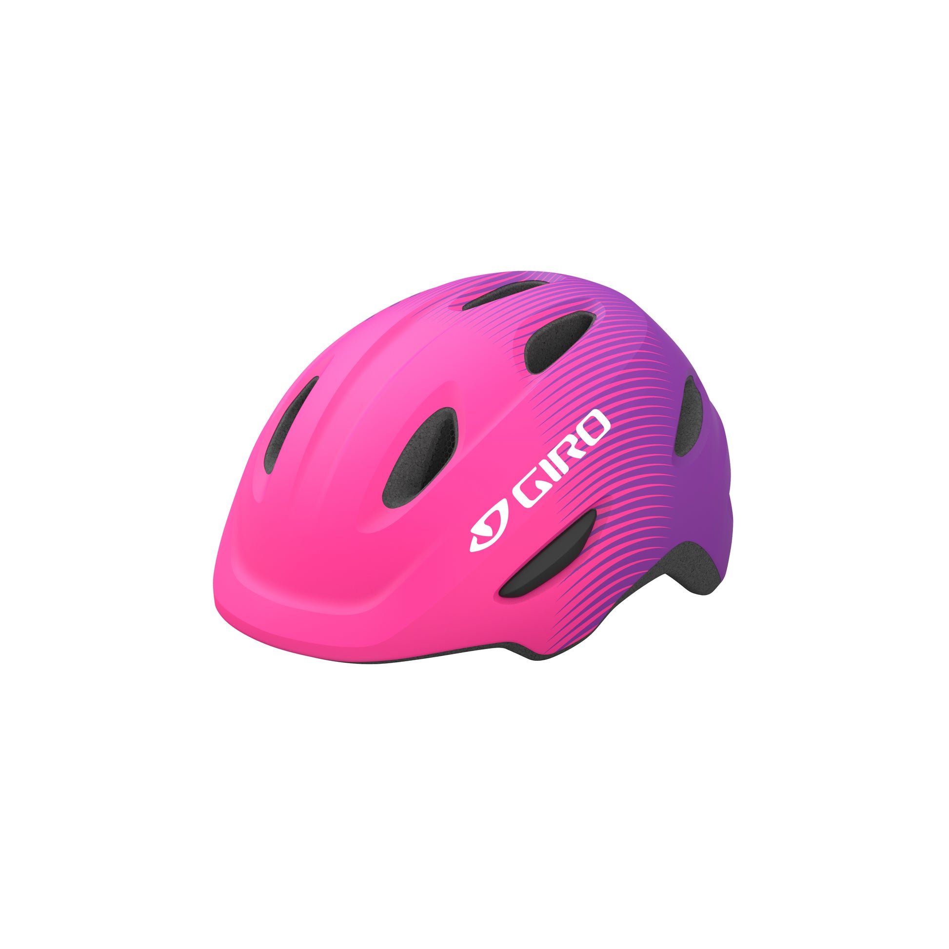 Giro Scamp Helmet Matte Bright Pink/Purple Fade Bike Helmets