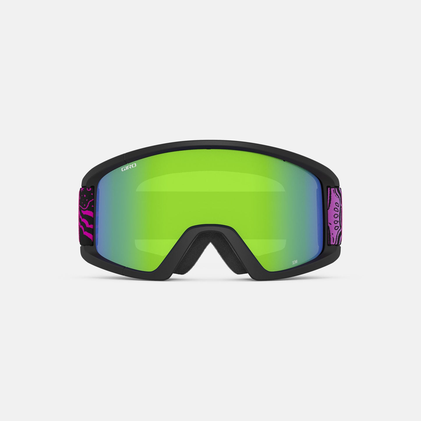 Giro Semi Snow Goggle Black Split Fountain Mountain/Loden Green/Yellow Snow Goggles