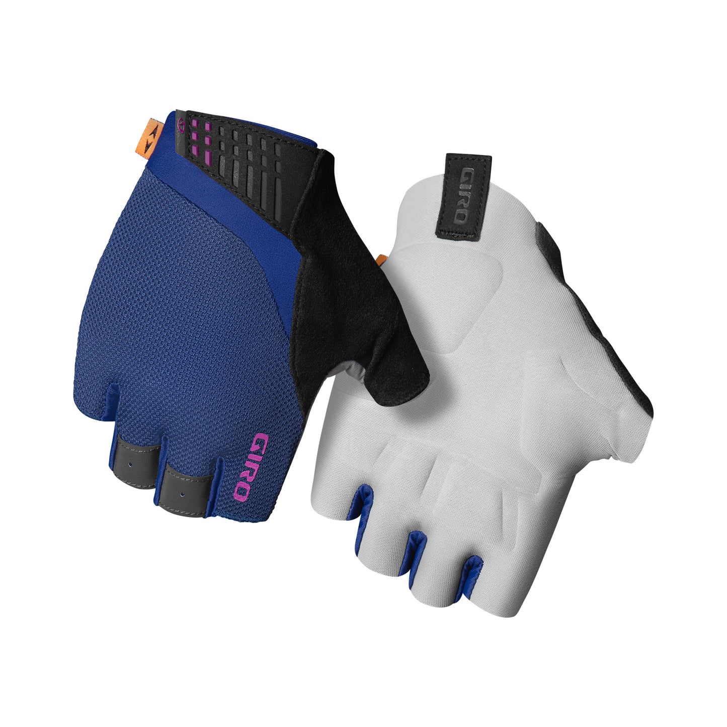 Giro Women's Supernatural Road Glove Midnight/Throwback Purple Bike Gloves