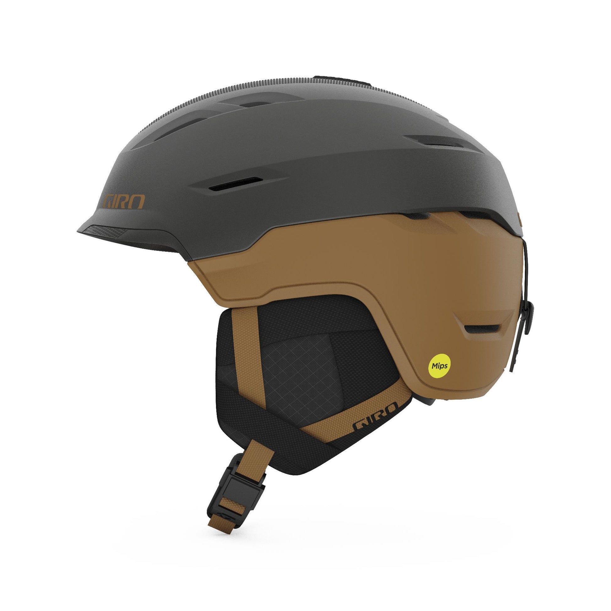Giro Tor Spherical Helmet Metallic Coal Tan Snow Helmets