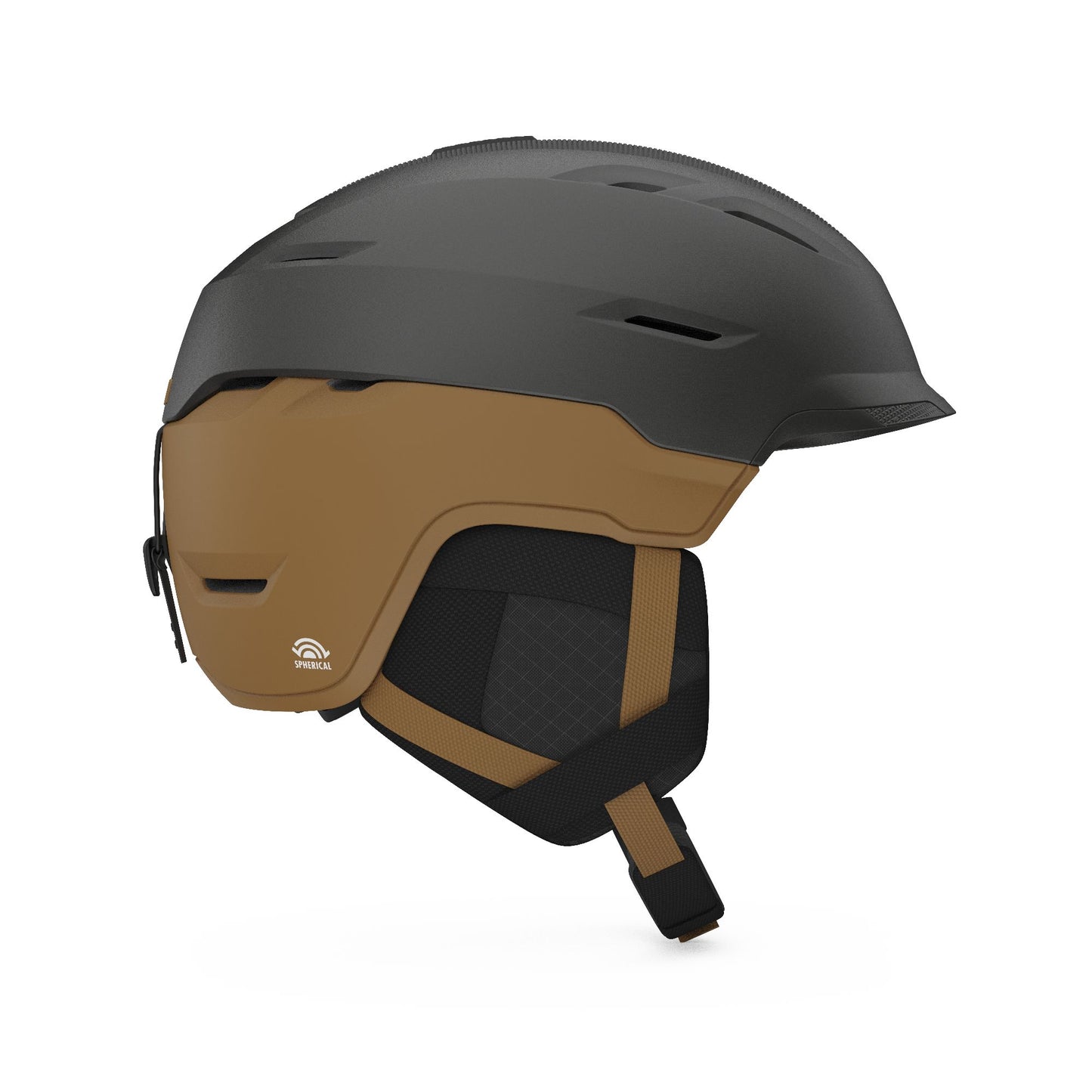 Giro Tor Spherical Helmet Metallic Coal Tan Snow Helmets