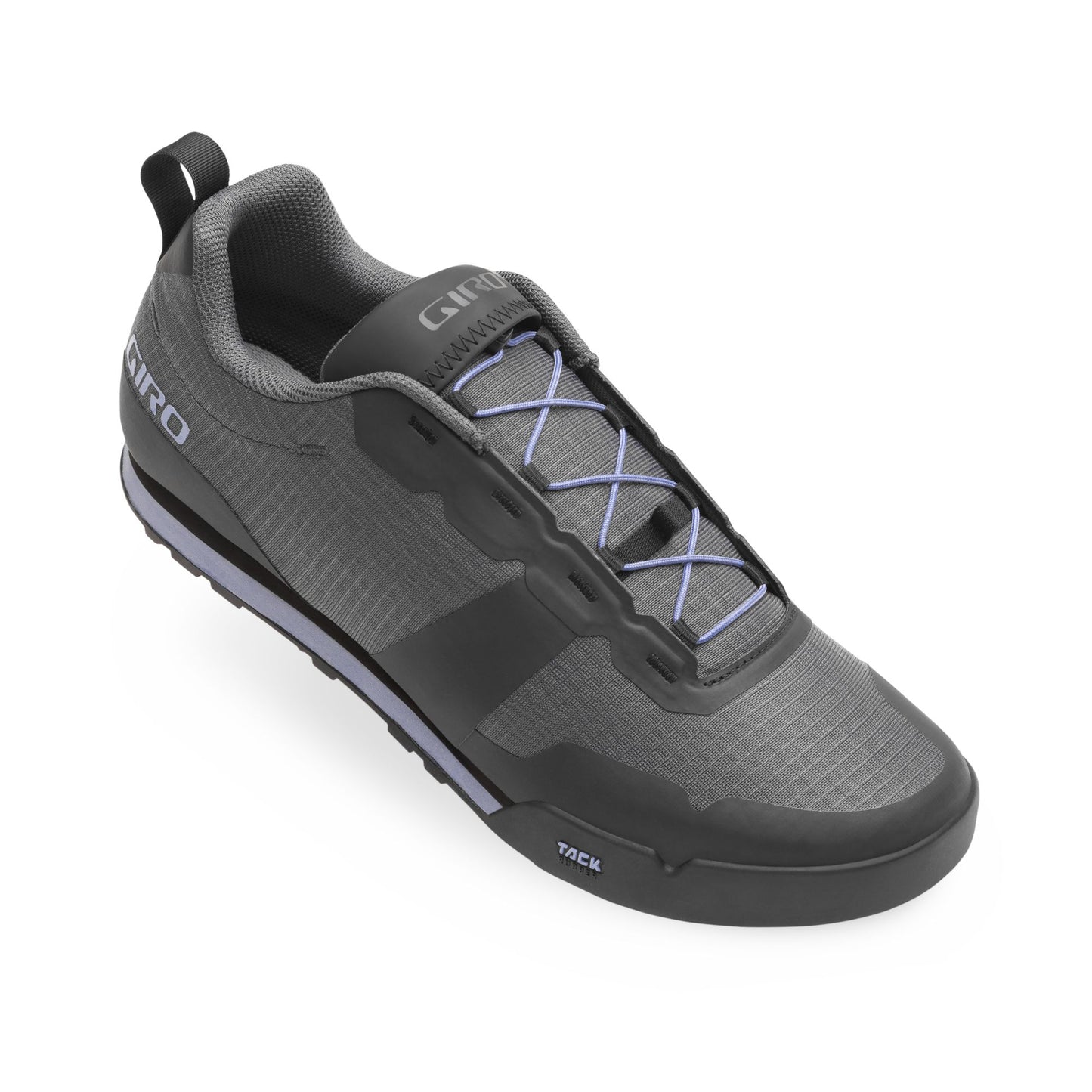 Giro Women's Tracker Fastlace Shoe Dark Shadow Lavender Grey Bike Shoes