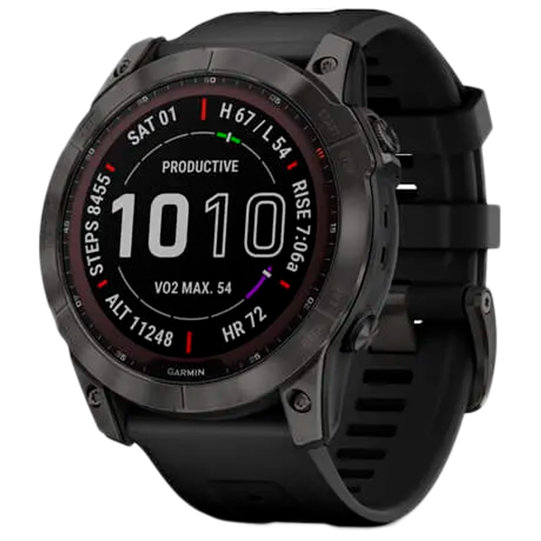 Garmin fenix 7X Sapphire Solar Black DLC Ti w Black Band Dreamruns