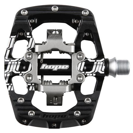 Hope Union GC Pedals - Dual Sided Clipless with Platform 9/16" Black - Hope Pedals