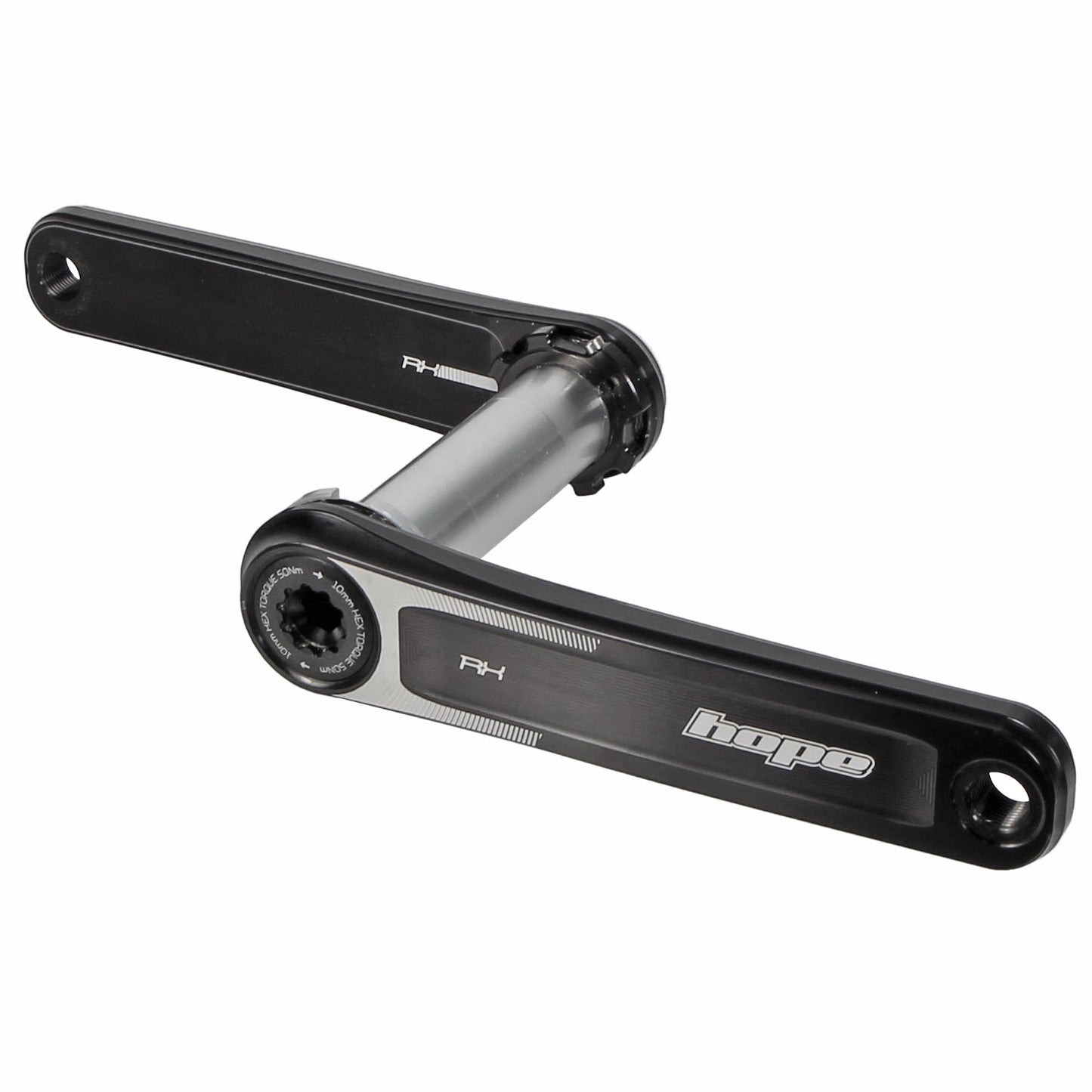 Hope RX Crankset - 175mm 30mm Spindle Hope Direct Mount Black - Hope Cranksets and Arms