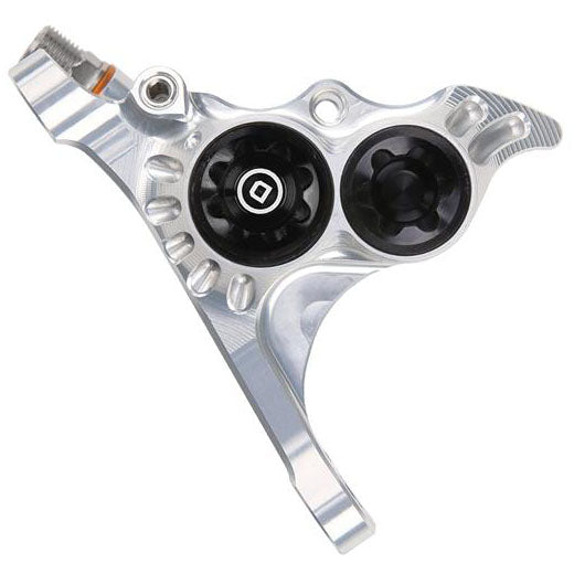 Hope RX4+ Disc Brake Caliper - Flat Mount Front +20mm Mineral Oil Type Silver - Hope Disc Brake Calipers