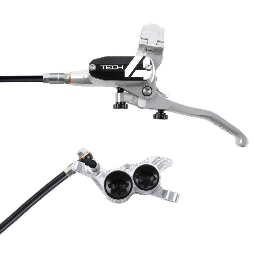 Hope Tech 4 V4 Disc Brake Right/Rear 74mm Silver/Black - Hope Disc Brake & Lever