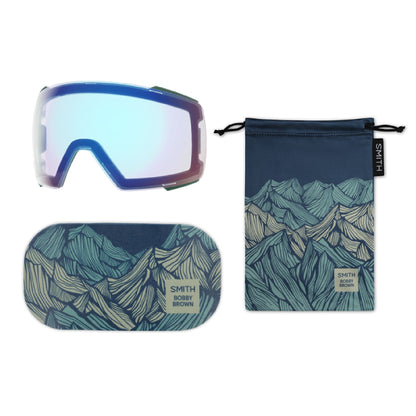 Smith I/O MAG Snow Goggle AC | Bobby Brown ChromaPop Sun Green Mirror - Smith Snow Goggles