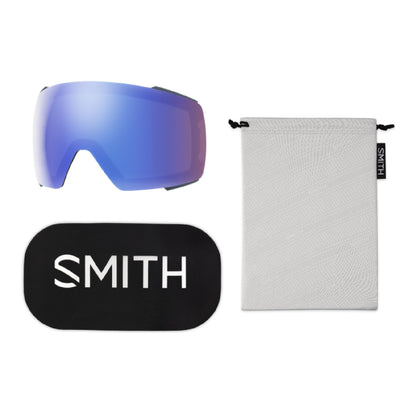 Smith I/O MAG Snow Goggle Slate ChromaPop Everyday Red Mirror - Smith Snow Goggles