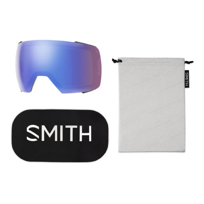 Smith I/O MAG XL Low Bridge Fit Snow Goggle Slate ChromaPop Everyday Red Mirror - Smith Snow Goggles