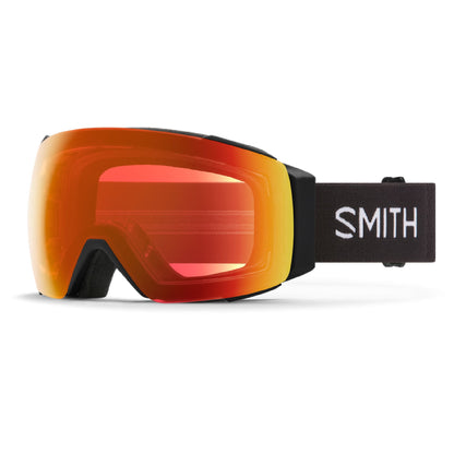 Smith I/O MAG Snow Goggle Black ChromaPop Everyday Red Mirror - Smith Snow Goggles