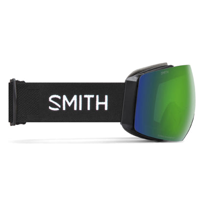 Smith I/O MAG Snow Goggle Black ChromaPop Sun Green Mirror - Smith Snow Goggles