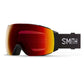 Smith I/O MAG Snow Goggle Black / ChromaPop Sun Red Mirror Snow Goggles
