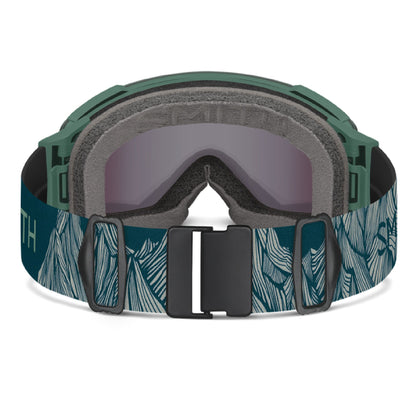 Smith I/O MAG Low Bridge Fit Snow Goggle AC | Bobby Brown ChromaPop Sun Green Mirror - Smith Snow Goggles