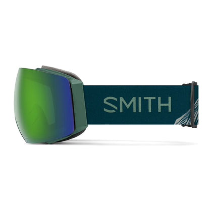 Smith I/O MAG Low Bridge Fit Snow Goggle AC | Bobby Brown ChromaPop Sun Green Mirror - Smith Snow Goggles