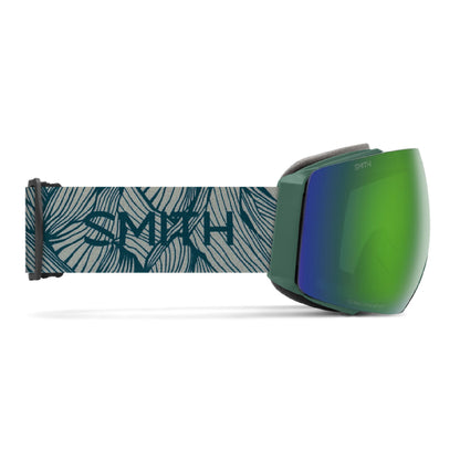 Smith I/O MAG Low Bridge Fit Snow Goggle AC | Bobby Brown ChromaPop Sun Green Mirror - Smith Snow Goggles