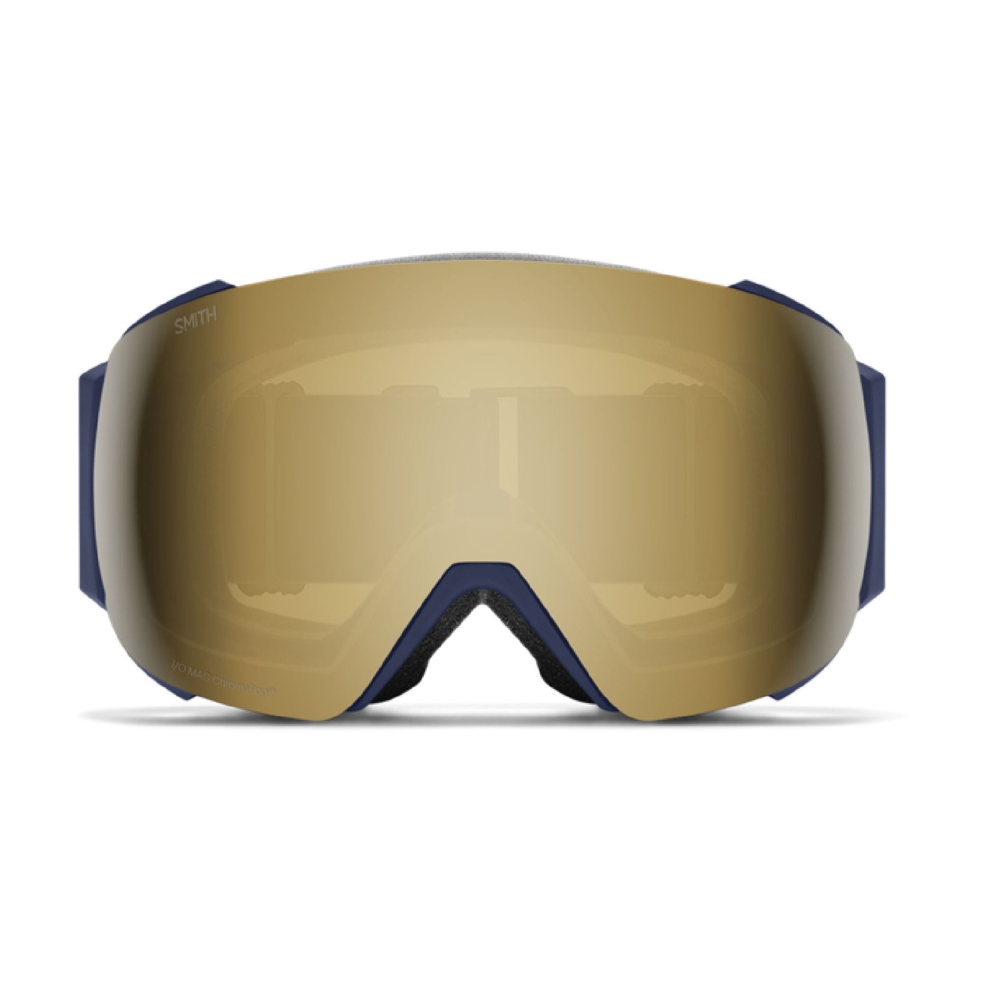 Smith I/O MAG Low Bridge Fit Snow Goggle Sun Valley Archive ChromaPop Sun Black Gold Mirror - Smith Snow Goggles