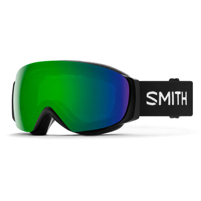 Smith I/O MAG S Snow Goggle Black ChromaPop Sun Green Mirror - Smith Snow Goggles