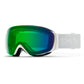 Smith I/O MAG S Snow Goggle White Vapor / ChromaPop Everyday Green Mirror Snow Goggles
