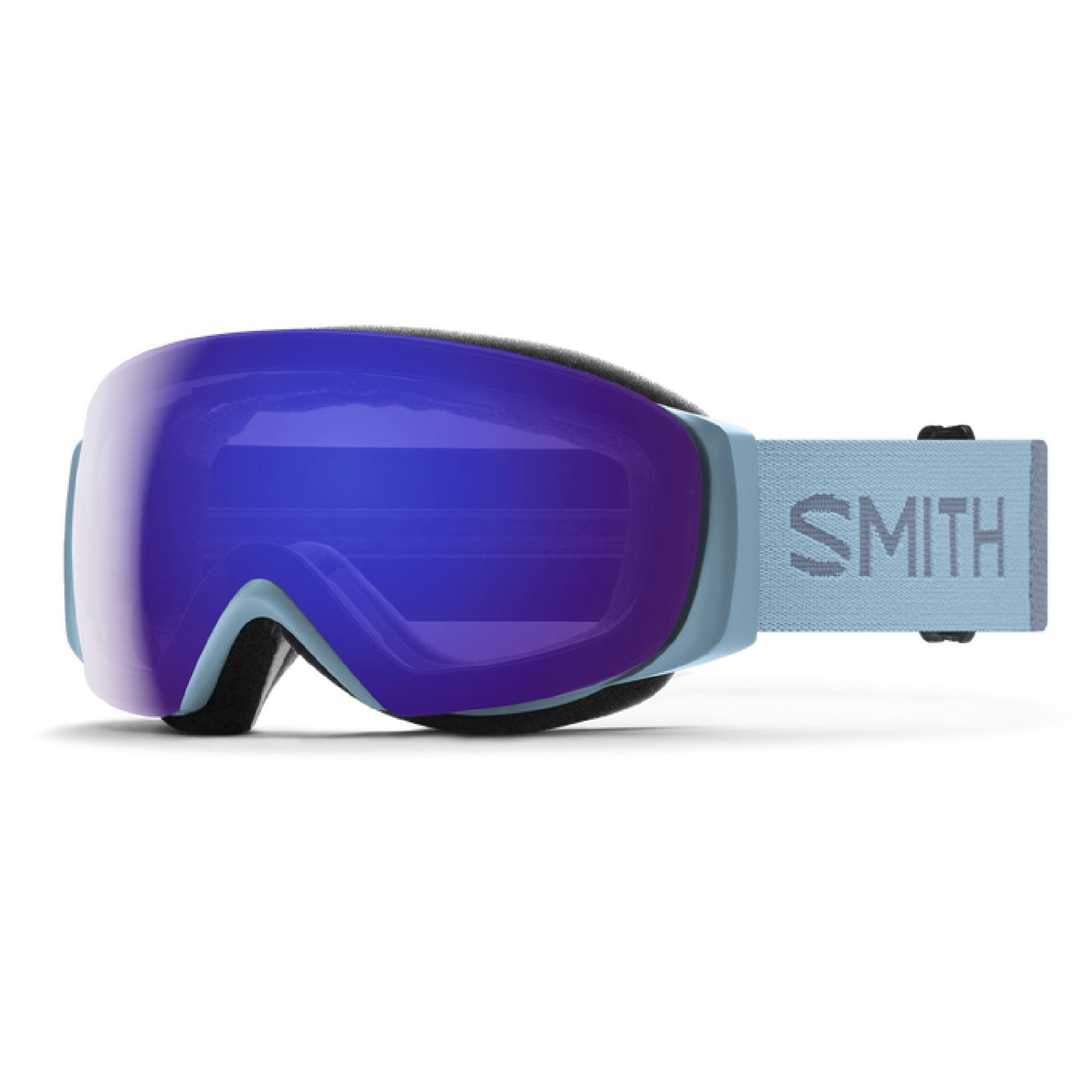 Smith I/O MAG S Low Bridge Fit Snow Goggle Glacier ChromaPop Everyday Violet Mirror - Smith Snow Goggles