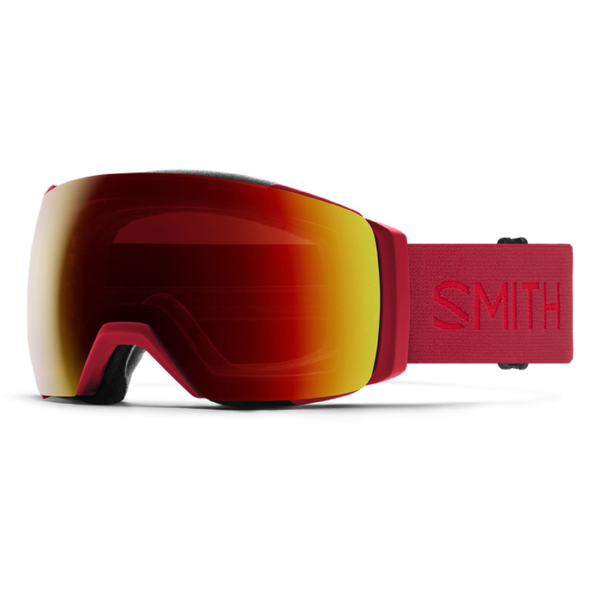 Smith I/O MAG XL Snow Goggle Crimson ChromaPop Sun Red Mirror Snow Goggles