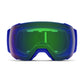 Smith I/O MAG XL Snow Goggle Lapis Brain Waves / ChromaPop Everyday Green Mirror Snow Goggles