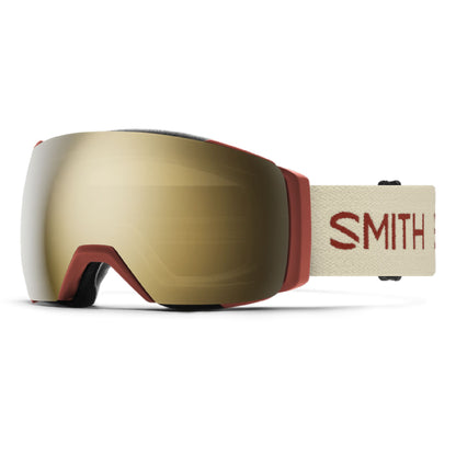 Smith I/O MAG XL Low Bridge Fit Snow Goggle Terra Slash ChromaPop Sun Black Gold Mirror - Smith Snow Goggles