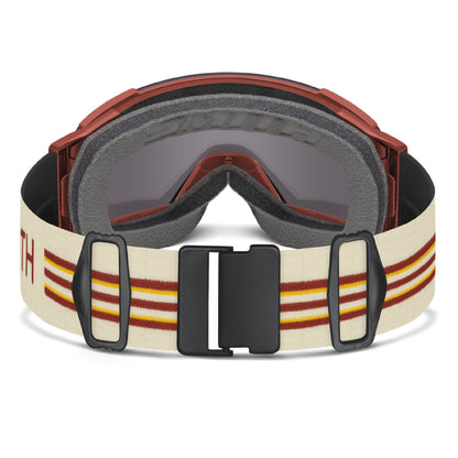 Smith I/O MAG XL Low Bridge Fit Snow Goggle Terra Slash ChromaPop Sun Black Gold Mirror - Smith Snow Goggles